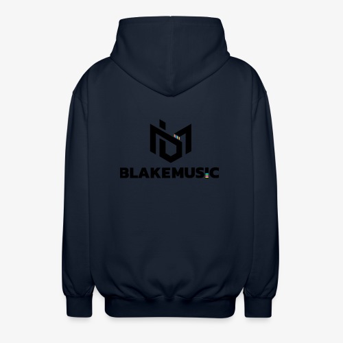 blAkeMusic Logo Black - Unisex Hooded Jacket