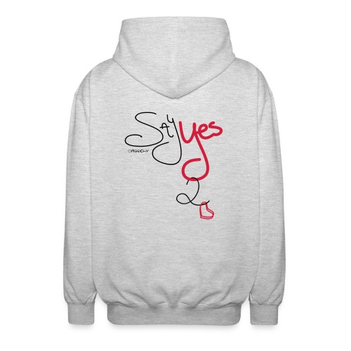 Yes 2 Love - Uniseks zip hoodie