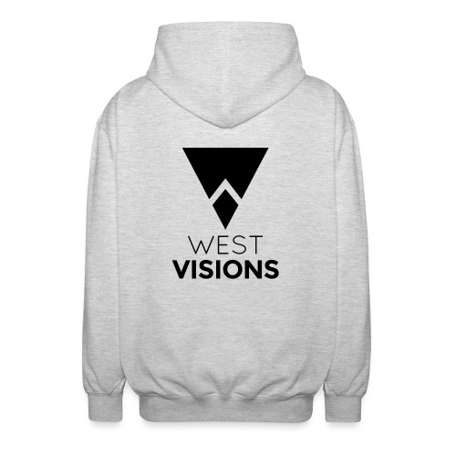 WestVision Logo schwarz - Unisex Kapuzenjacke