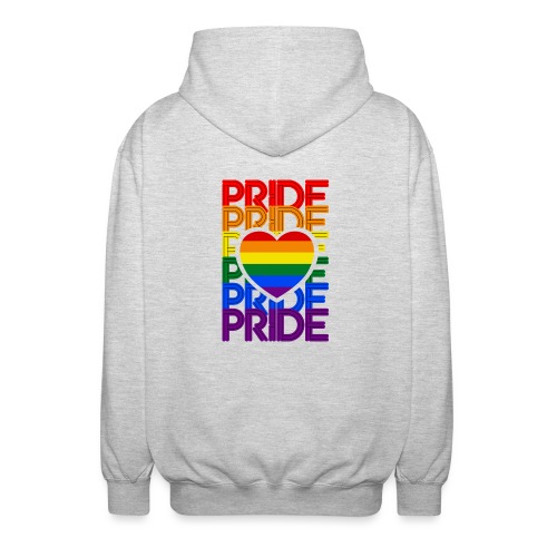 Pride Love Rainbow Heart - Unisex Kapuzenjacke