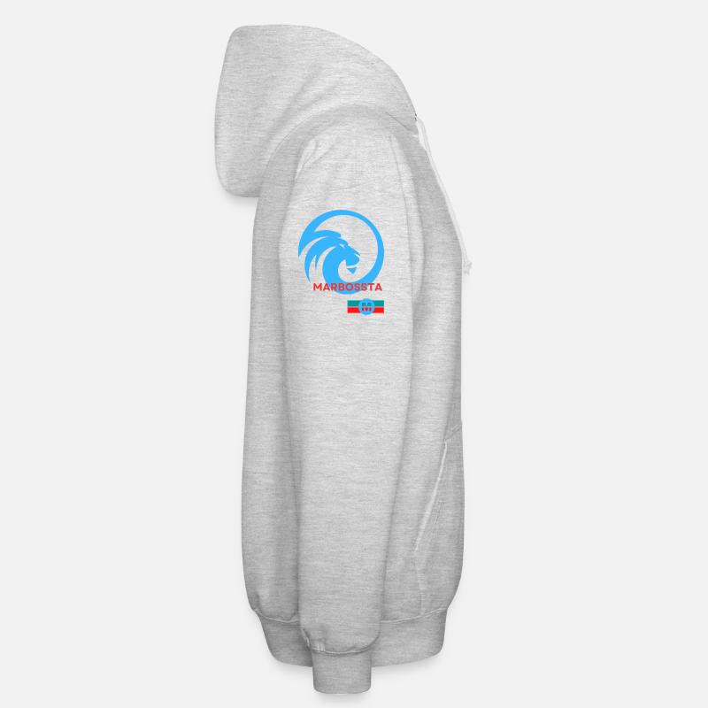 LOGO LÖWE MARBOSSTA - Unisex Kapuzenjacke - Hellgrau meliert