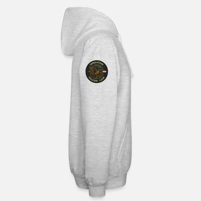 Falcon Leap Operation Patch Unisex Hooded Jacket