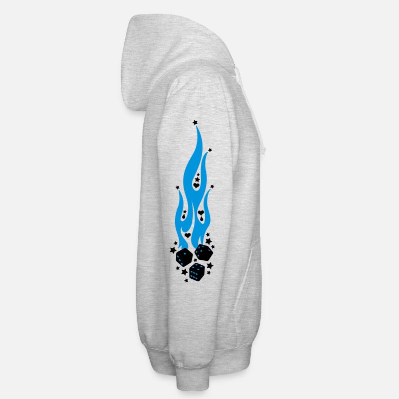 flammen Unisex Kapuzenjacke