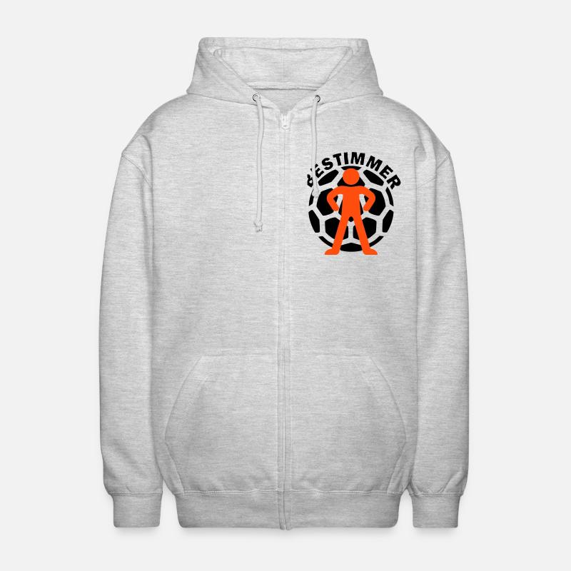 Trainer - déterminant - Veste à capuche unisexe - gris clair chiné