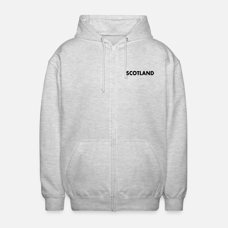 Scotland - Unisex Hooded Jacket - light heather grey