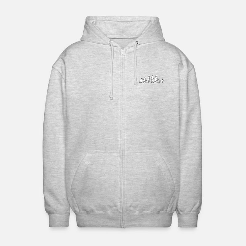 EVOLUTION Labrador - Unisex Kapuzenjacke - Hellgrau meliert
