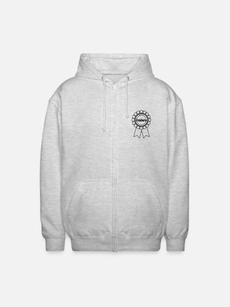 Beste Erzieherin - Unisex Kapuzenjacke - Hellgrau meliert