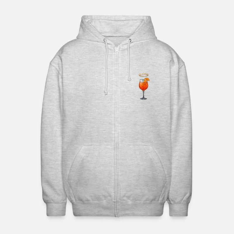 Sainte Aperoly - Veste à capuche unisexe - gris clair chiné