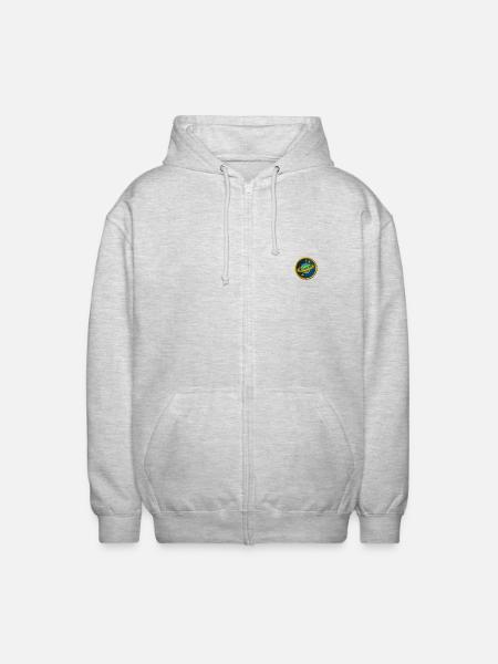 Saturne - Veste à capuche unisexe - gris clair chiné