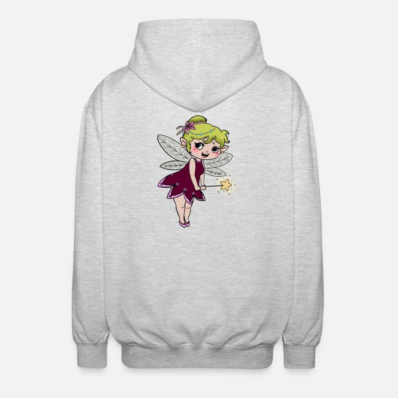 …wünsch dir was - Unisex Kapuzenjacke - Hellgrau meliert
