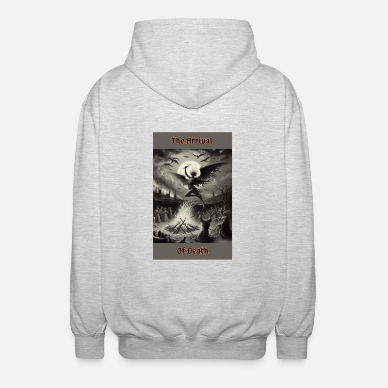 L’arrivée - Veste à capuche unisexe - gris clair chiné