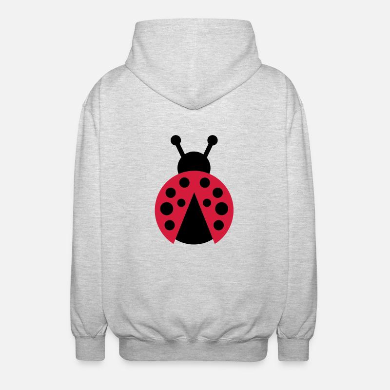 bug - Unisex Hooded Jacket - light heather grey