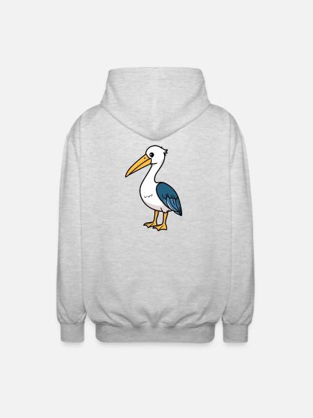 Pelican - Unisex Hooded Jacket - light heather grey