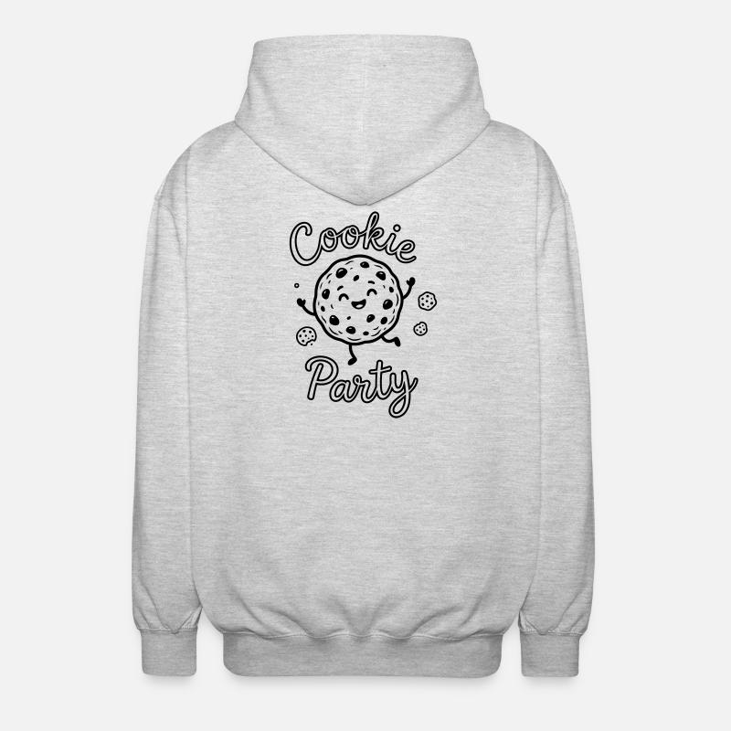 Cookies - Unisex Hooded Jacket - light heather grey