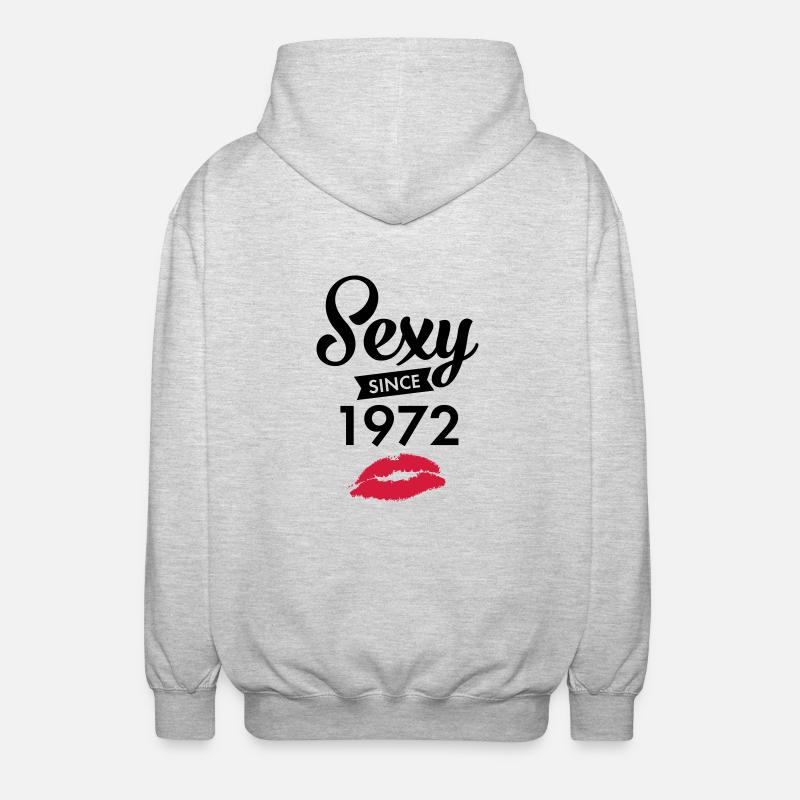 Sexy Since 1972 - Veste à capuche unisexe - gris clair chiné