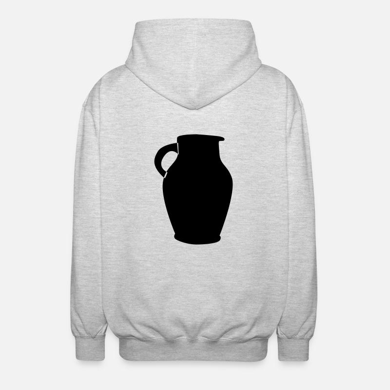 Bembel Bembel Bembel - Unisex Kapuzenjacke - Hellgrau meliert