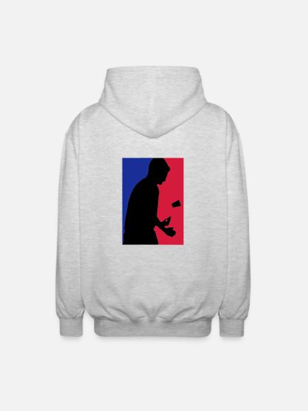 Flip Cup - Unisex Kapuzenjacke - Hellgrau meliert