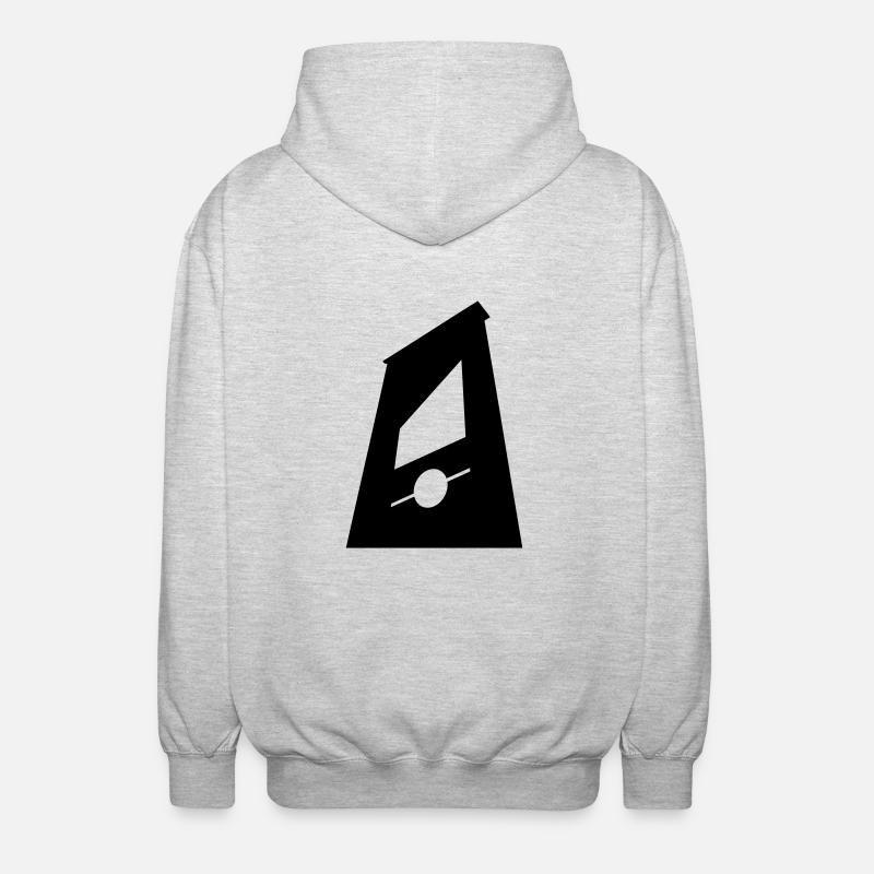 Fallbeil - Unisex Kapuzenjacke - Hellgrau meliert