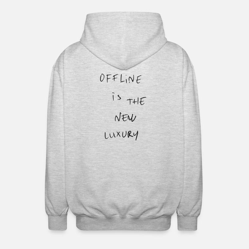 Offline - Unisex Kapuzenjacke - Hellgrau meliert