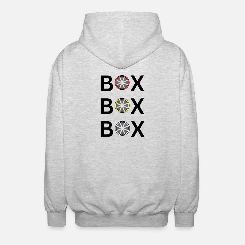 Roue de marche : Douce Moyenne Dure - Veste à capuche unisexe - gris clair chiné