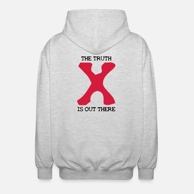 the Truth is out there - Veste à capuche unisexe - gris clair chiné