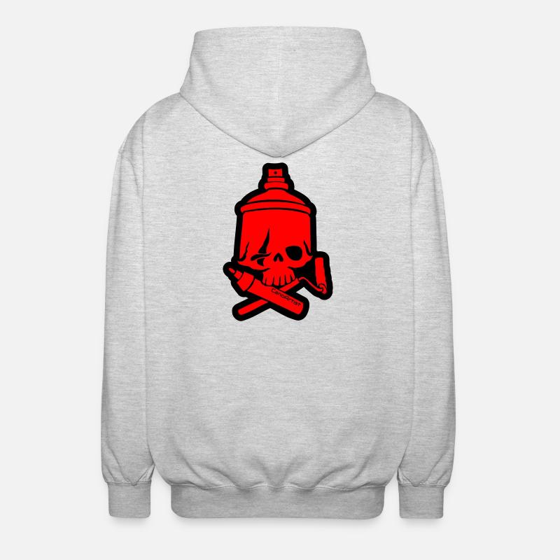 SkullCan Cano - Veste à capuche unisexe - gris clair chiné