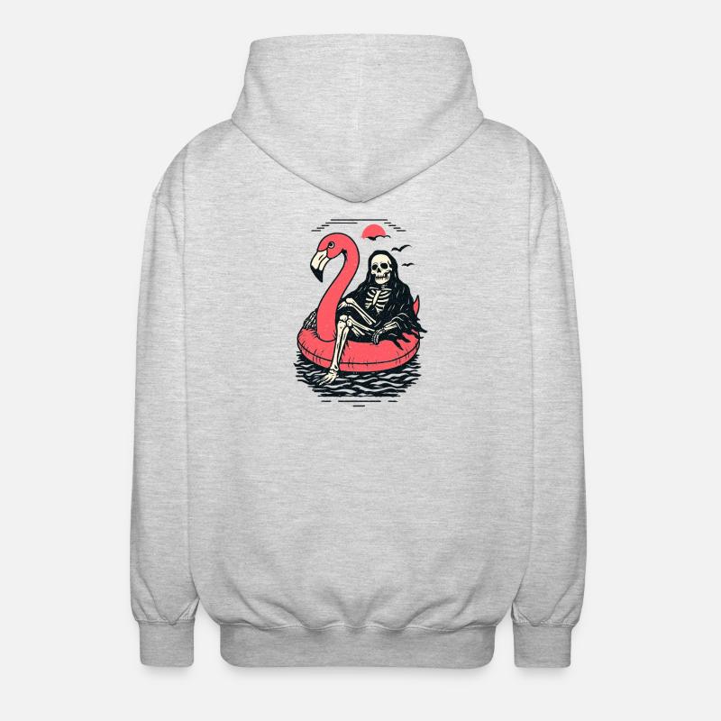 Amour de l’été - Veste à capuche unisexe - gris clair chiné