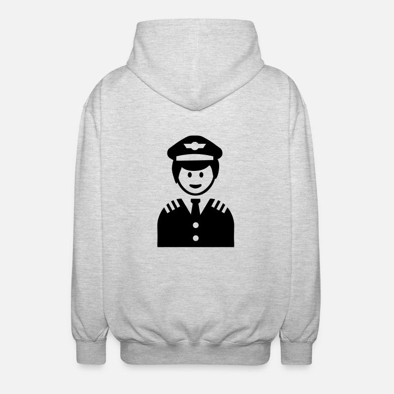 Pilot - Unisex Hooded Jacket - light heather grey