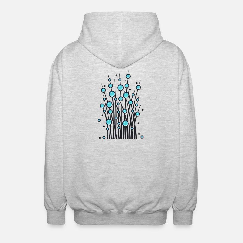 Luminous Ballen-Struktur - Unisex Kapuzenjacke - Hellgrau meliert