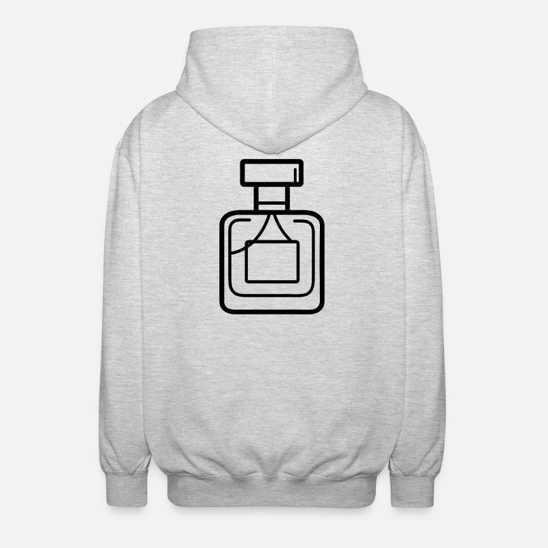 perfume bottle - Unisex Hooded Jacket - light heather grey