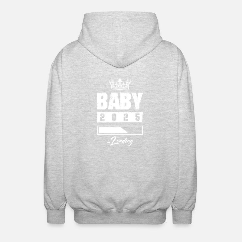 Baby 2025 Loading - Unisex Hooded Jacket - light heather grey