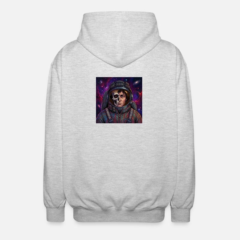 Morts dans l’espace - Veste à capuche unisexe - gris clair chiné