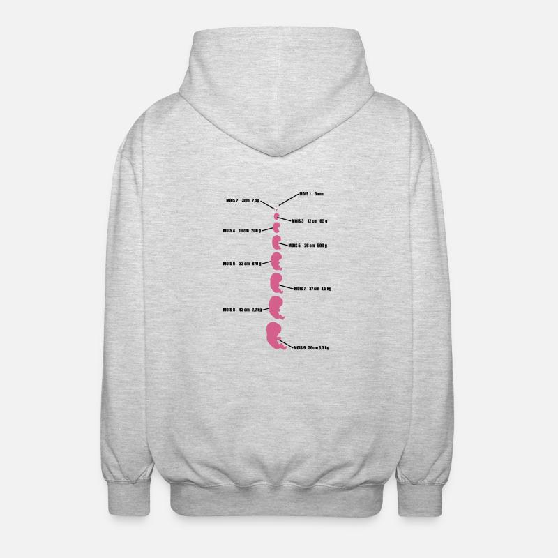 bébé evolution - Veste à capuche unisexe - gris clair chiné