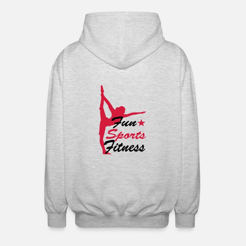 sports - Unisex Hooded Jacket - light heather grey