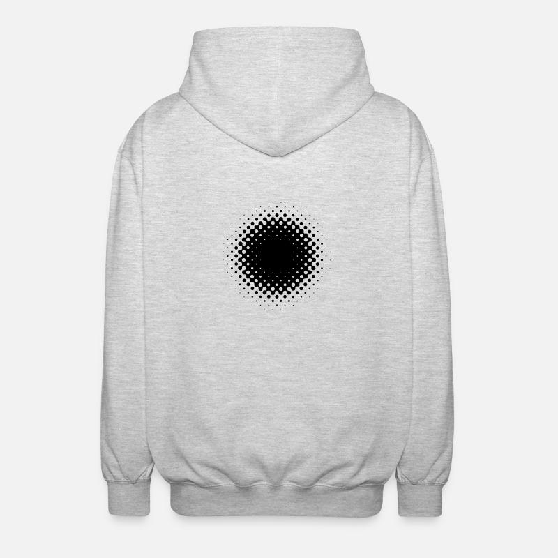 moquerie - Veste à capuche unisexe - gris clair chiné