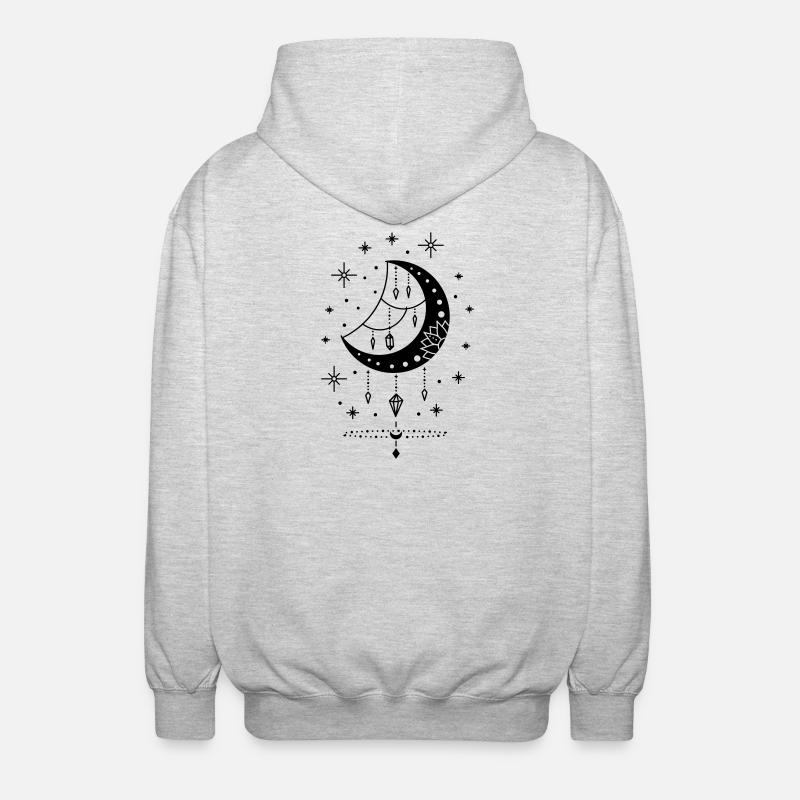 Tarock - Unisex Kapuzenjacke - Hellgrau meliert