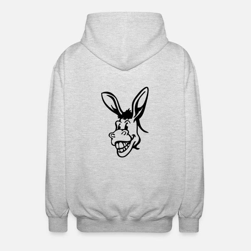 esel_t1 - Unisex Hooded Jacket - light heather grey