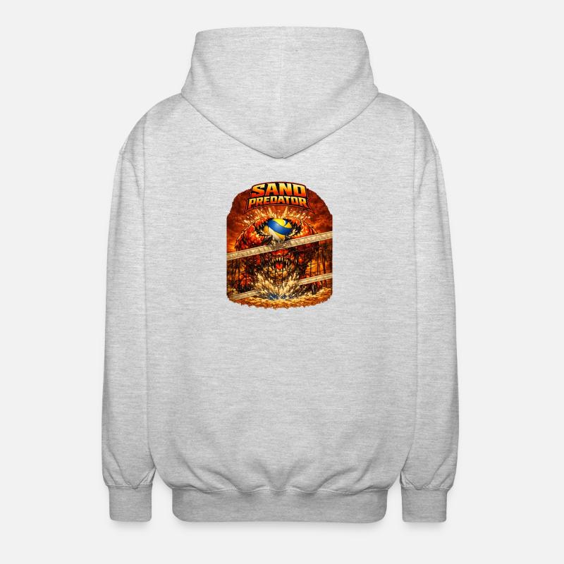 Bloc Sand Predator - Veste à capuche unisexe - gris clair chiné