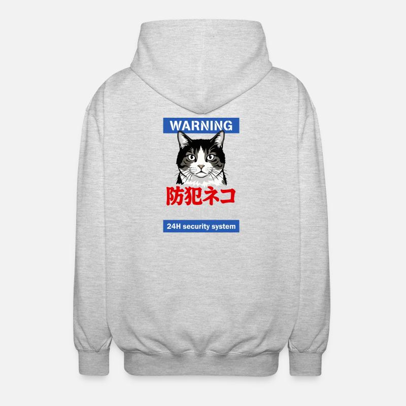 24h Security System - Unisex Hooded Jacket - light heather grey