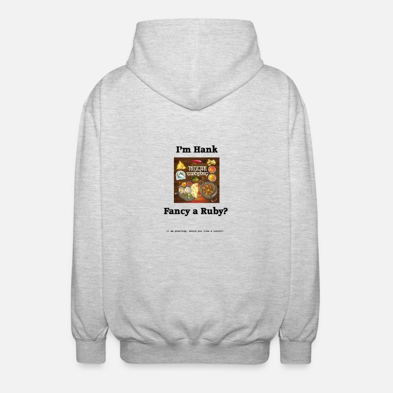 Ruby - Unisex Hooded Jacket - light heather grey