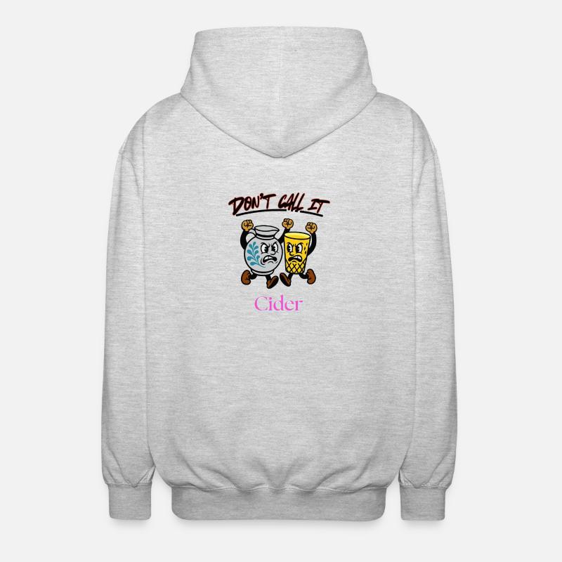 Dont call it Cider - Unisex Kapuzenjacke - Hellgrau meliert