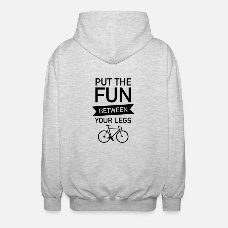 Put The Fun Between Your Legs - Unisex-hettejakke - lysgrå melert