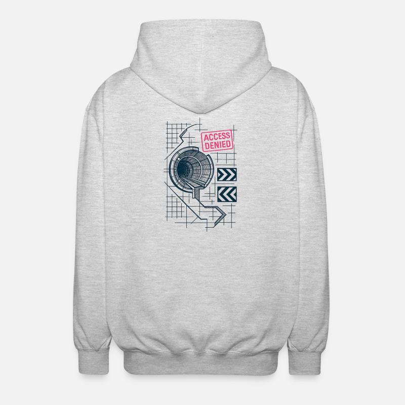 Accès Interdit - Underground - Veste à capuche unisexe - gris clair chiné