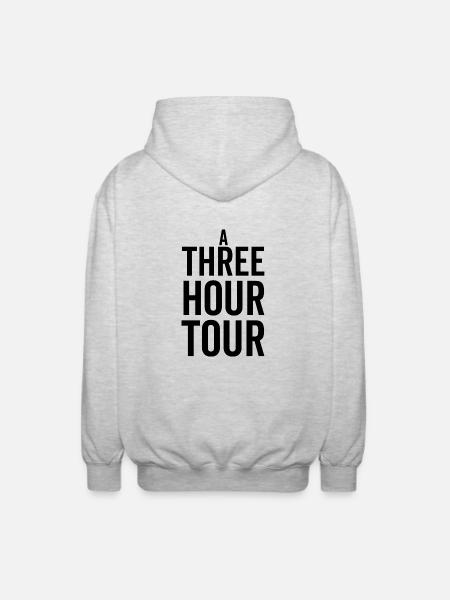 A Three Hour Tour - Unisex Hooded Jacket - light heather grey