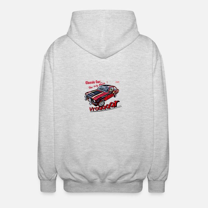 Vroaaaar Music 2 - Unisex Kapuzenjacke - Hellgrau meliert