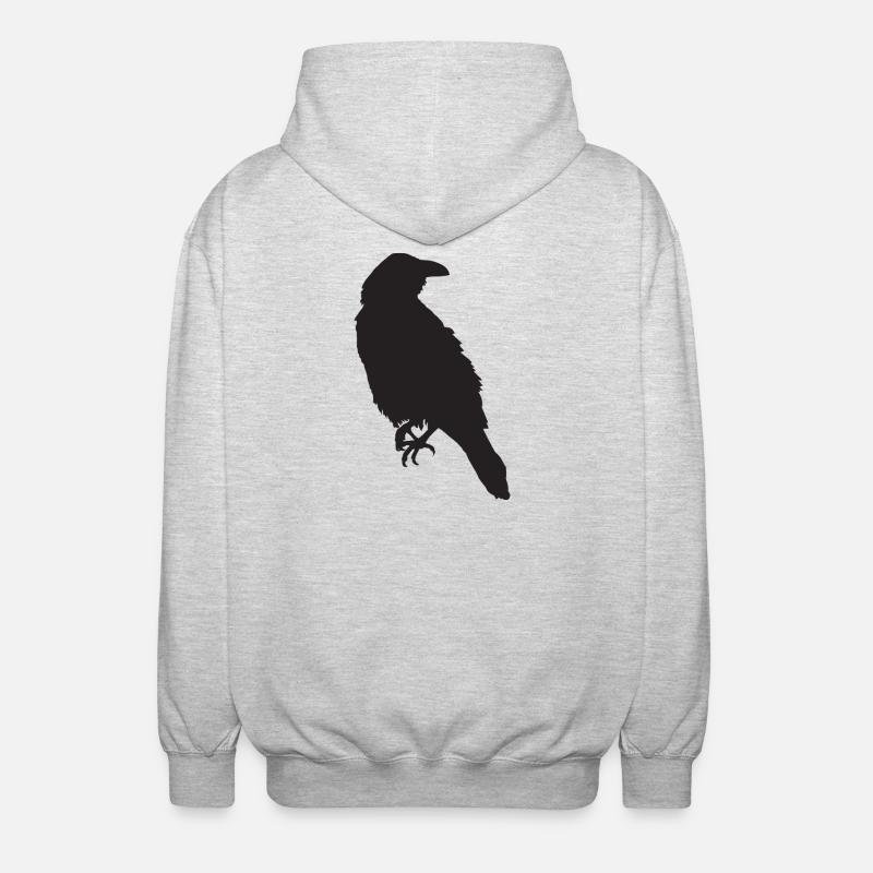 Crow III - Unisex Hooded Jacket - light heather grey