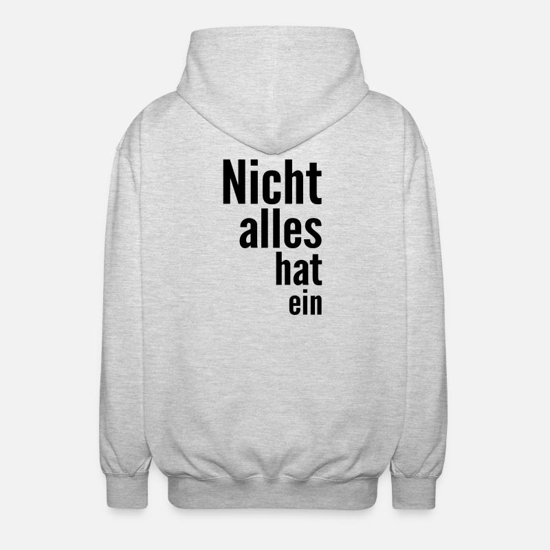 Tout n'a pas un - Veste à capuche unisexe - gris clair chiné