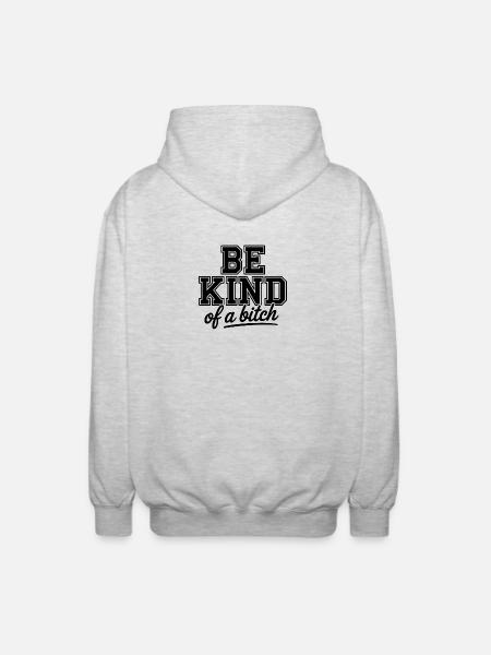 Offended Humorous Motif T-shirt - Unisex Hooded Jacket - light heather grey