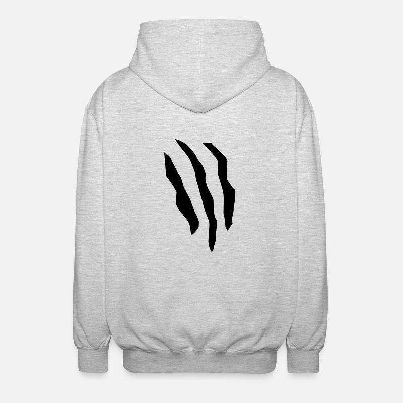 scratch - Unisex Kapuzenjacke - Hellgrau meliert