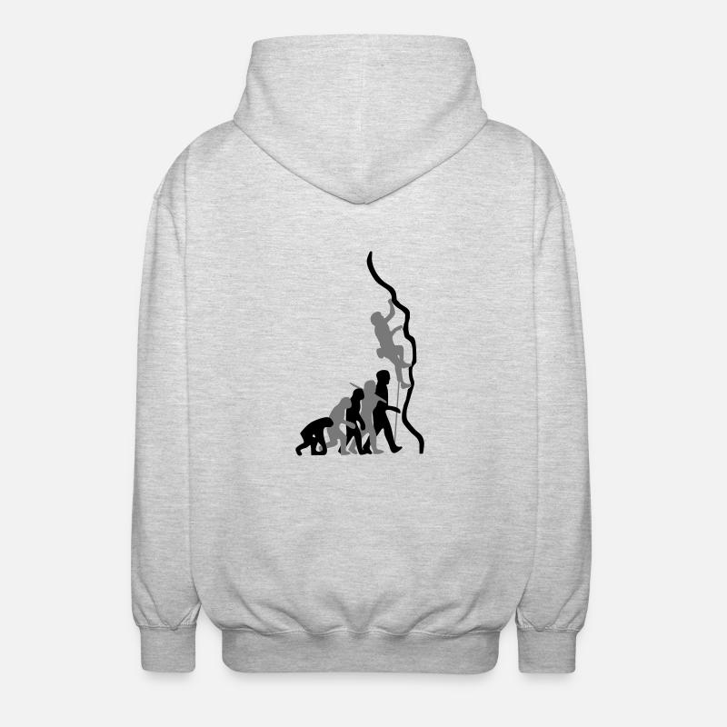 ClimbEvolution 2c - Unisex Kapuzenjacke - Hellgrau meliert